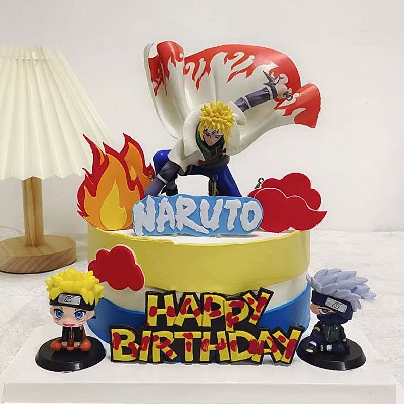 火影忍者 四代目 波风水门烘焙手办动漫周边公仔武器摆件生日礼物