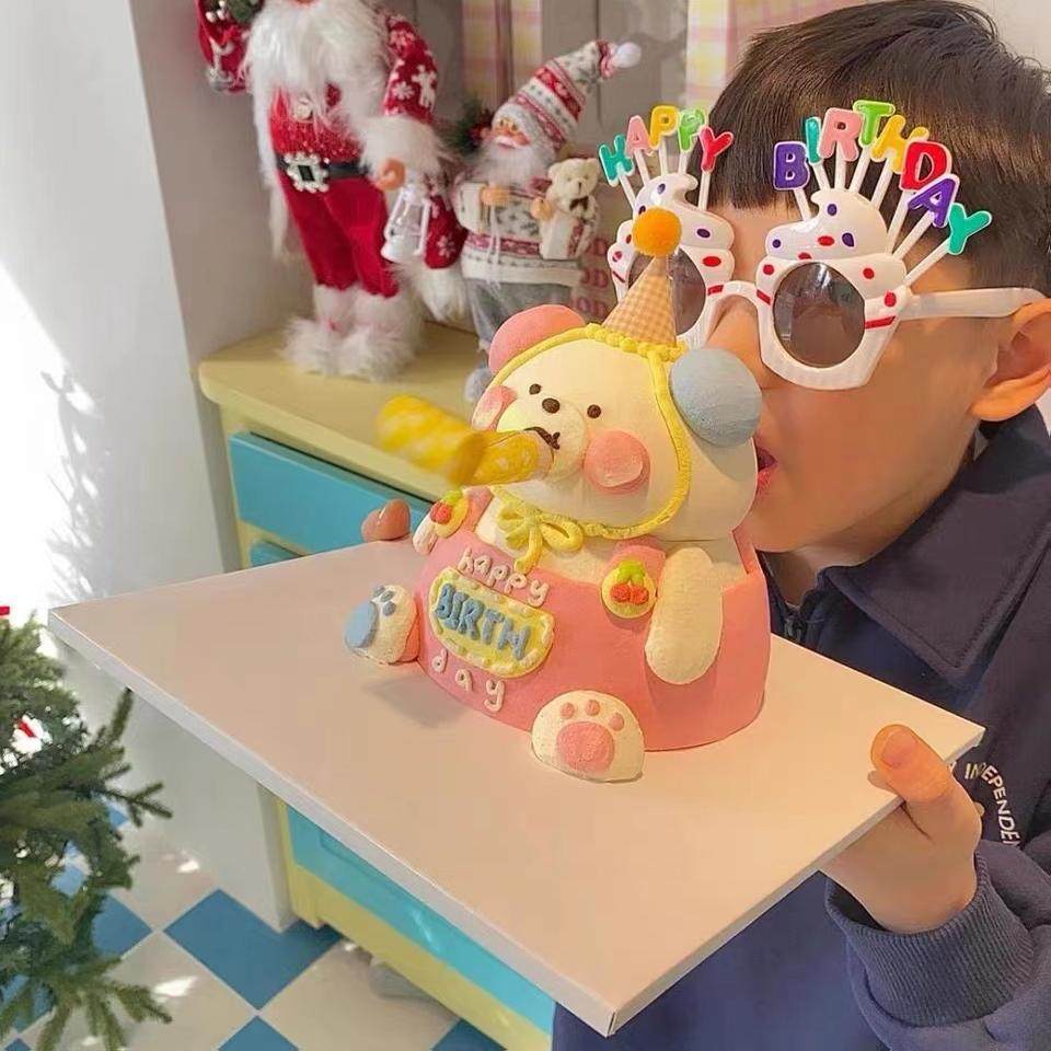 网红吹龙 韩国复古ins彩色吹龙搞怪蛋糕卷卷哨子派对儿童生日装饰