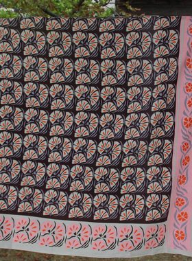 LBVB-法国原产100%棉方巾小号（100cm*100cm）