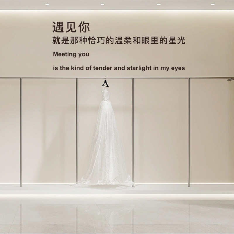 亚克力立体轻奢防水墙贴