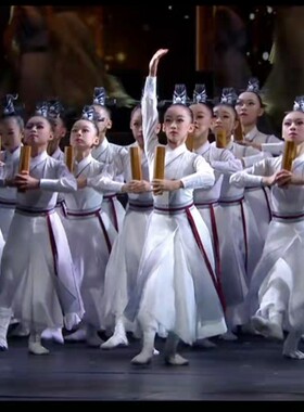 壮志少年行舞蹈服儿童国学汉服古典中国风少年志演出服开笔礼服装