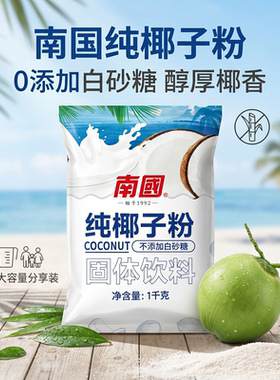 南国纯椰子粉原料特浓椰子粉商用