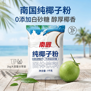 南国纯椰子粉1000g椰浆粉 烘焙原料商用椰子粉 海南特产摆地摊