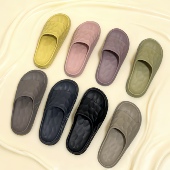 新品 外穿轻便防滑潮流纯色踩屎感托 夏季 厚底柔软凉拖鞋 男女情侣款
