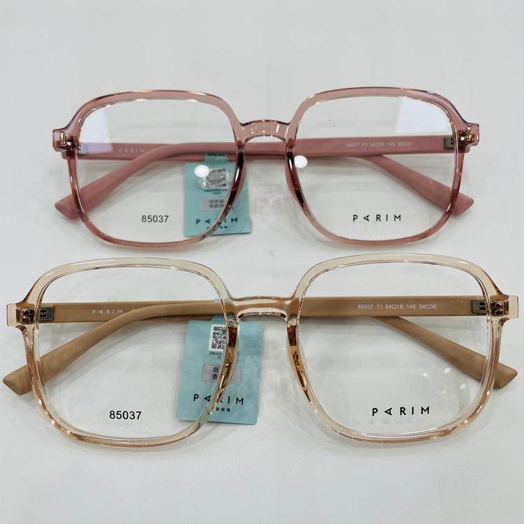 新款派丽蒙眼镜架85037超轻板材全框男女近视眼镜框配离焦镜片