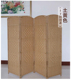 手工草艺屏风手工折叠隔断实木时尚 酒店玄关客厅卧室移动折屏简约