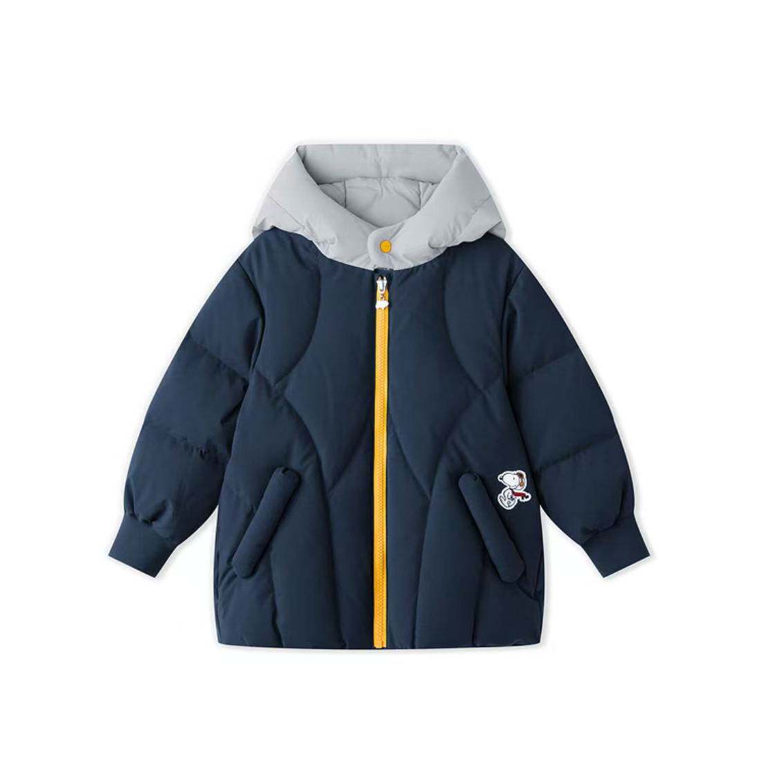 Skechers斯凯奇男孩幼童轻盈保暖舒适防风中款羽绒外套L426B015