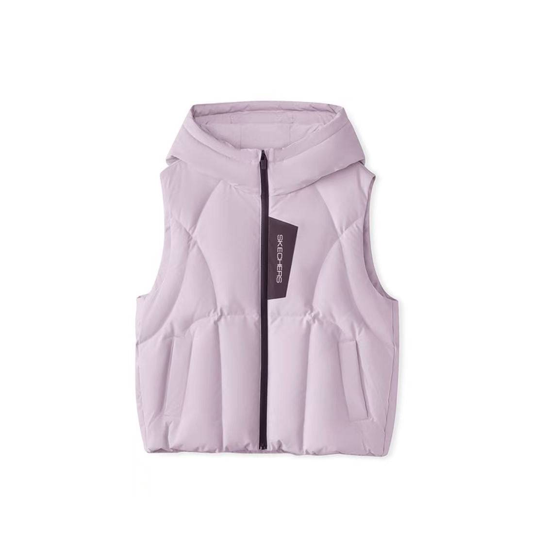 Skechers斯凯奇女孩女童秋冬舒适保暖锁温防风羽绒背心P426G042