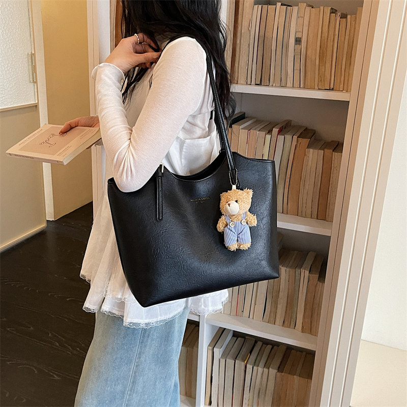 简约百搭通勤大容量托特包女款