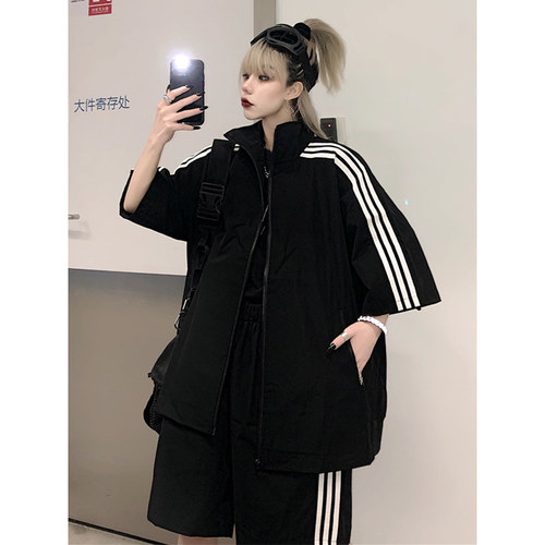 体育跑步大码运动服bf嘻哈宽松bf