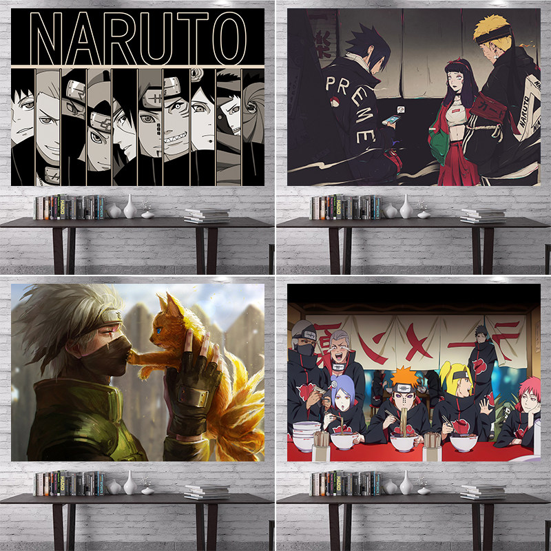 火影忍者动漫背景布ins挂布墙布房间卧室床头宿舍墙面墙壁挂毯画