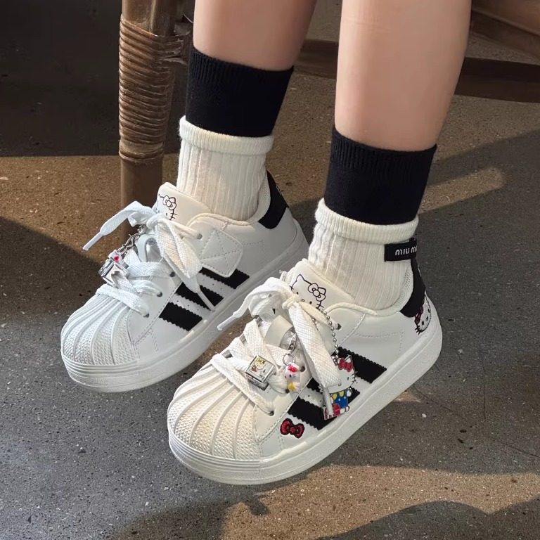 儿童板鞋2026春季新款女童卡通贝壳头小白鞋男童低帮时尚休闲鞋,童鞋/婴儿鞋/亲子鞋,板鞋,淘宝优惠券,粉丝福利购,淘宝优惠卷