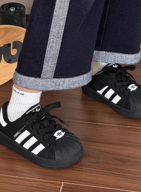 儿童运动鞋2026春季新款女童贝壳头低帮板鞋男童防滑透气休闲鞋