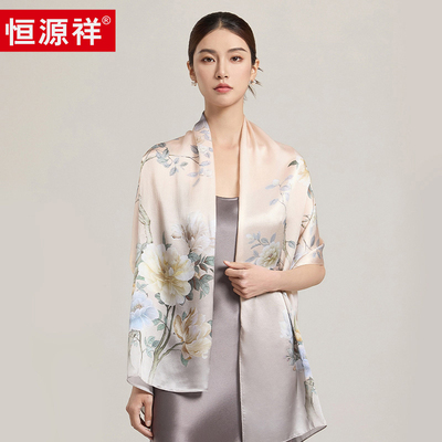 生日礼物送妈妈中国风真丝巾礼盒