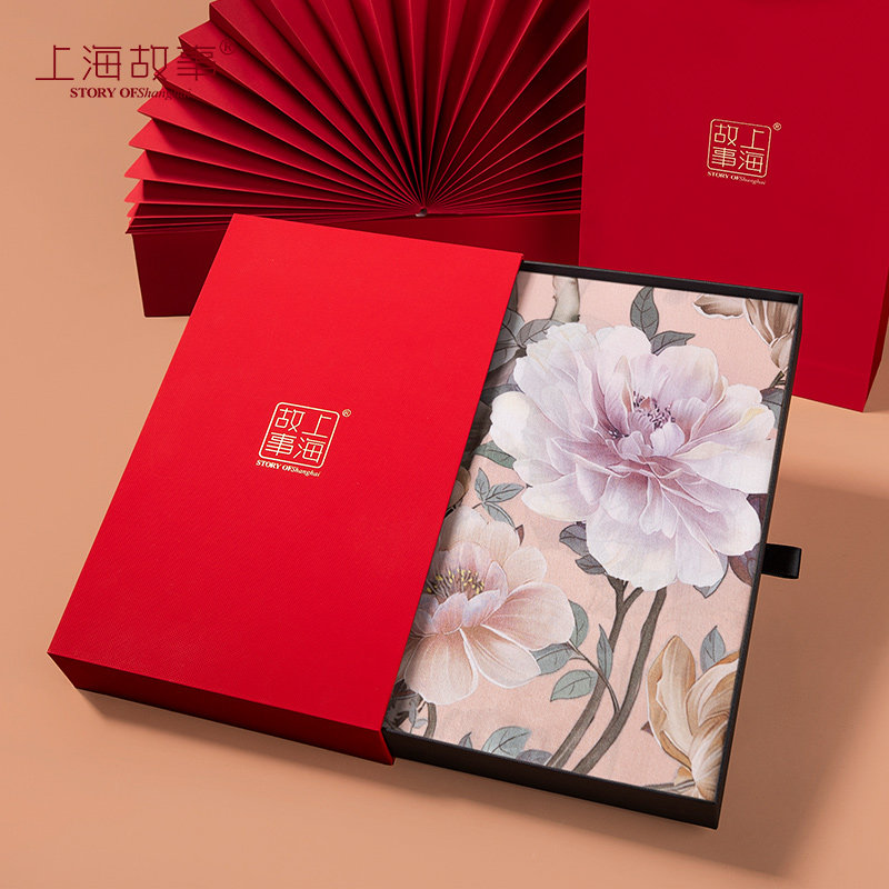 母亲节礼物实用送给妈妈婆婆丈母娘的国风桑蚕丝高档丝巾生日礼盒