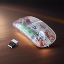 2025新款透明充电无线静音蓝牙鼠标平板笔记本办公家用2.4G无线游