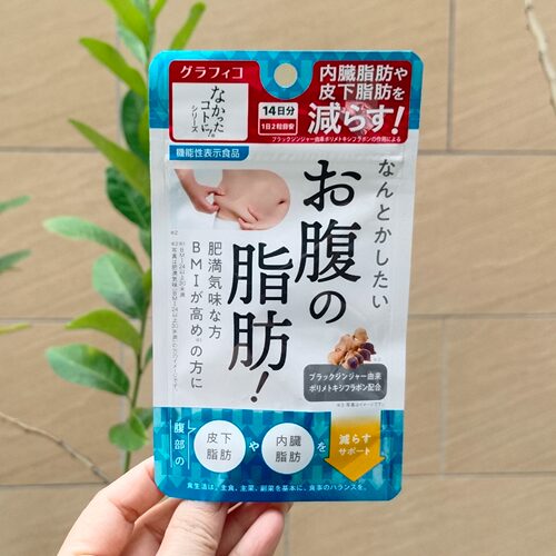 日本代购 graphico内脂丸 腹部脂肪丸减去内脏皮下脂肪 28粒