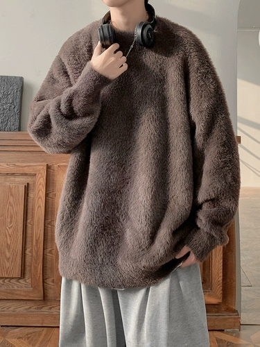 Мужской демисезонный свитер, японская ретро трикотажная рубашка для отдыха, изысканный стиль