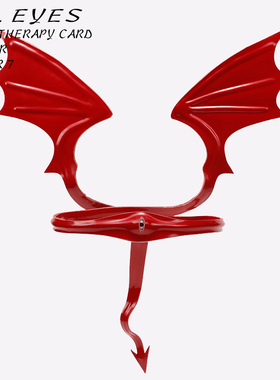 「Alleyes」翅膀Choker 进口皮革 手工制作