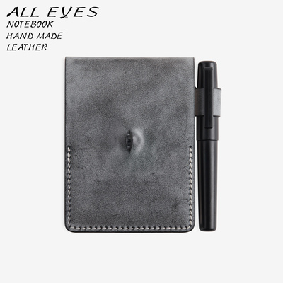 「ALL EYES」手工口袋笔记本丨内页与笔来自MUJI