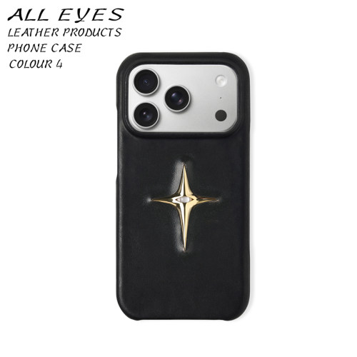 「Alleyes」Sidereal 联名款恒星之眼丨黄铜皮革镶嵌丨手工手机壳