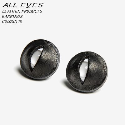 「Alleyes」Choker｜皮革手工眼珠耳钉｜Plank Ateliers