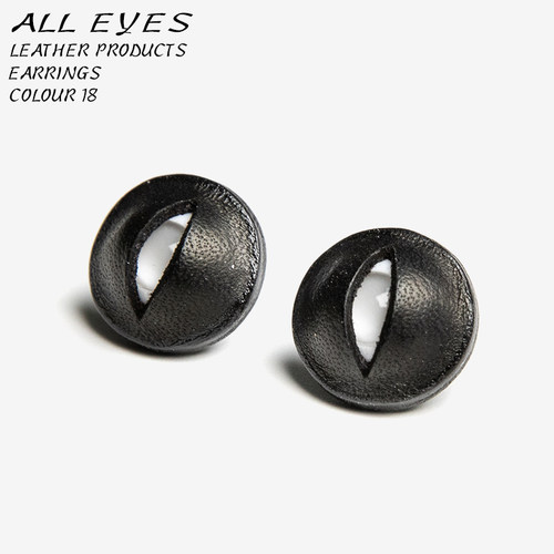 「Alleyes」Choker｜皮革手工眼珠耳钉｜Plank Ateliers