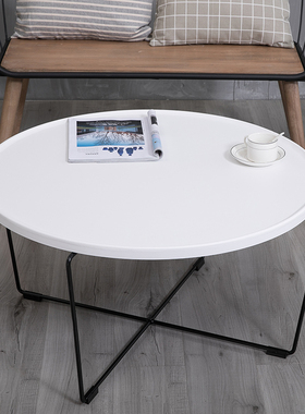 梵辰北欧创意简约现代白色小户型客厅沙发家用卧室洽谈室茶几摆台