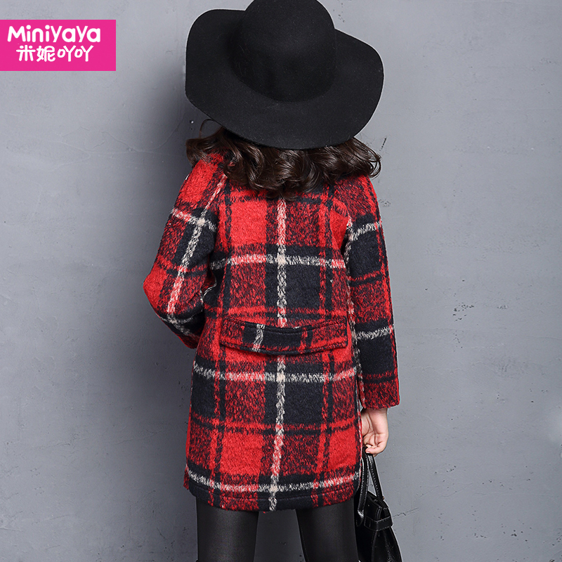 Manteau pour fille MINIYAYA en mélange - Ref 2162010 Image 5