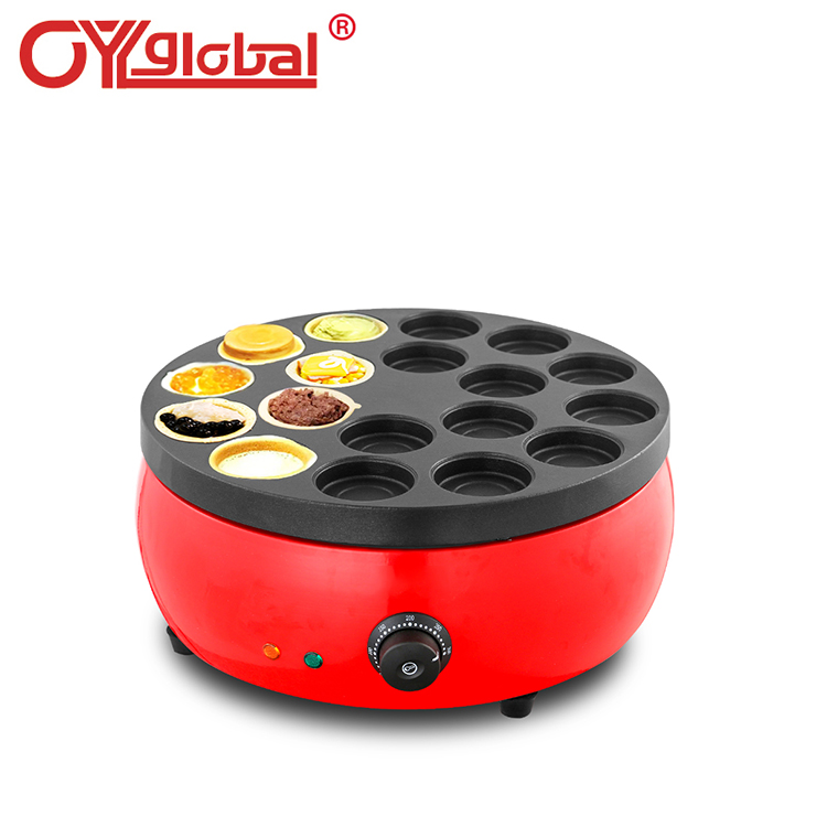 鸡蛋汉堡机摆摊燃气商用电子打火鸡蛋肉堡炉车轮饼红豆饼机18孔