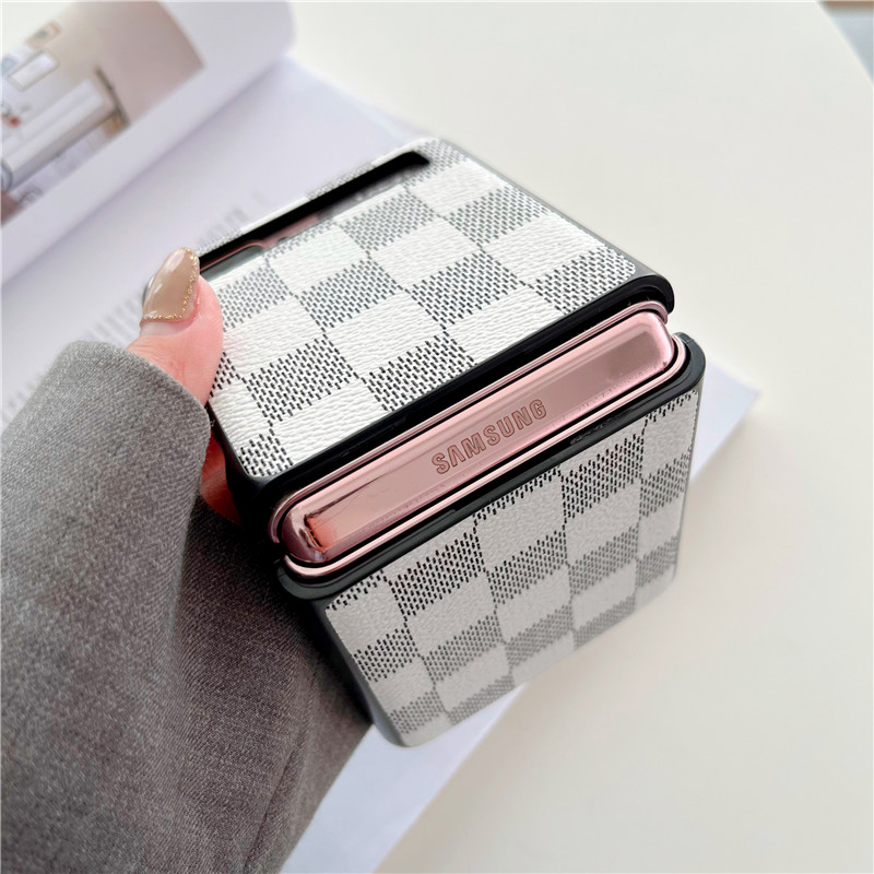 三星zflip手机壳2代折叠屏皮格子