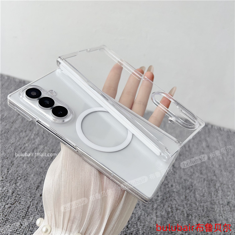 适用三星w24手机壳fold5全包磁吸