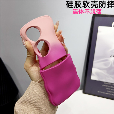 华为pocket2手机壳折叠软硅胶s女