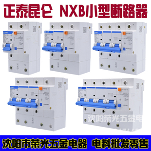 正泰断路器漏保空开NXBLE 100A63A 125开关大电流80A