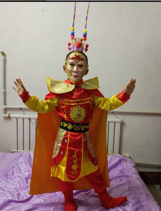 齐天大圣儿童孙悟空服装道具全套