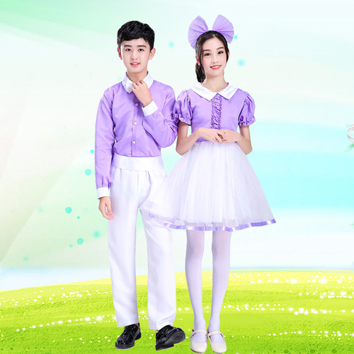 中学生儿童诗歌朗诵合唱服