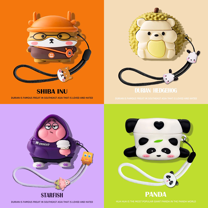 适用漫步者Lolli Pro2S真无线蓝牙耳机保护套lollipro2s耳机壳硅胶防摔不掉盖lolipro2s充电仓盒子可爱卡通壳