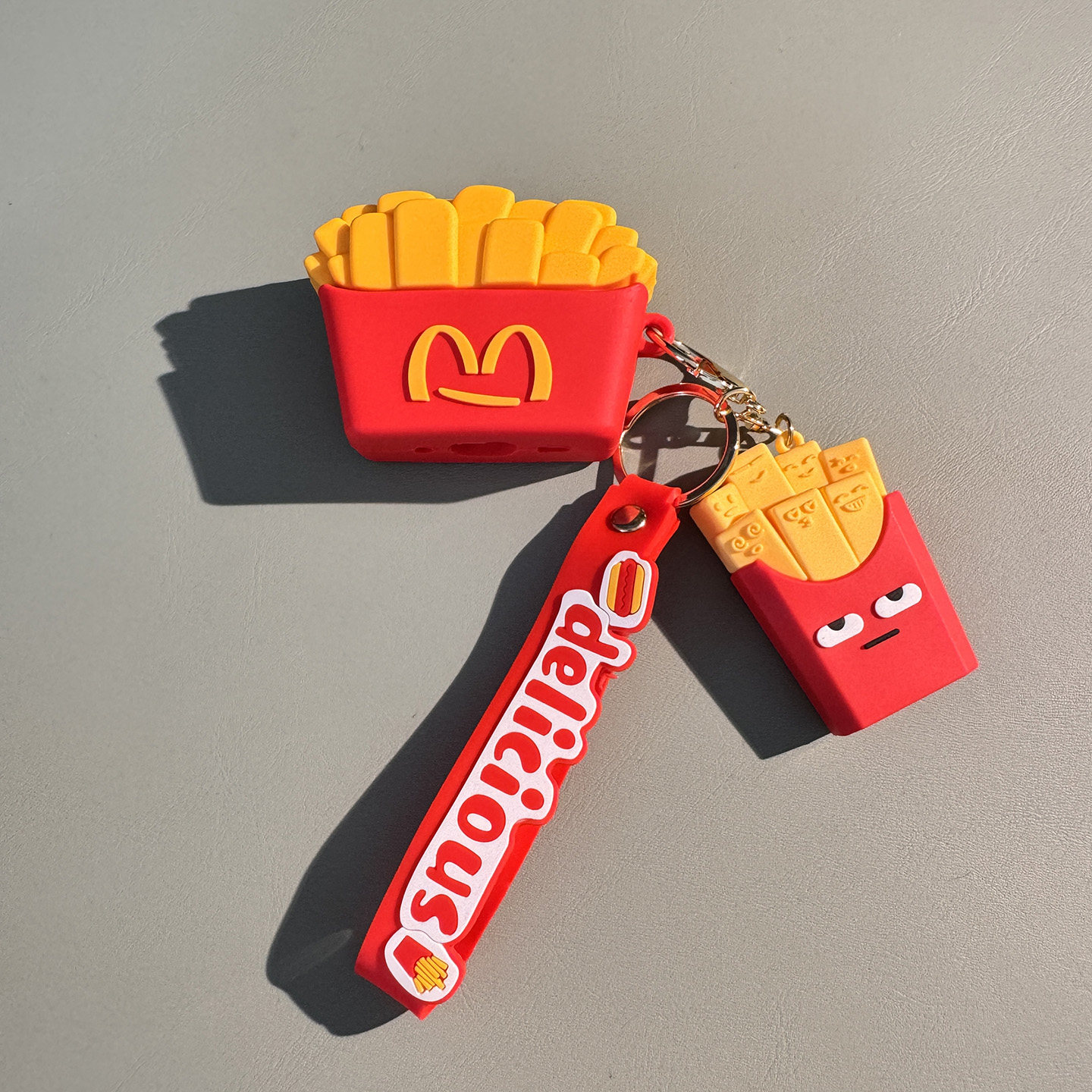 创意薯条适用华为freebuds7i保护套freeclip2壳freebuds 6i/5i无线蓝牙耳机套pro5盒pro4硅胶se4anc/4e/se壳