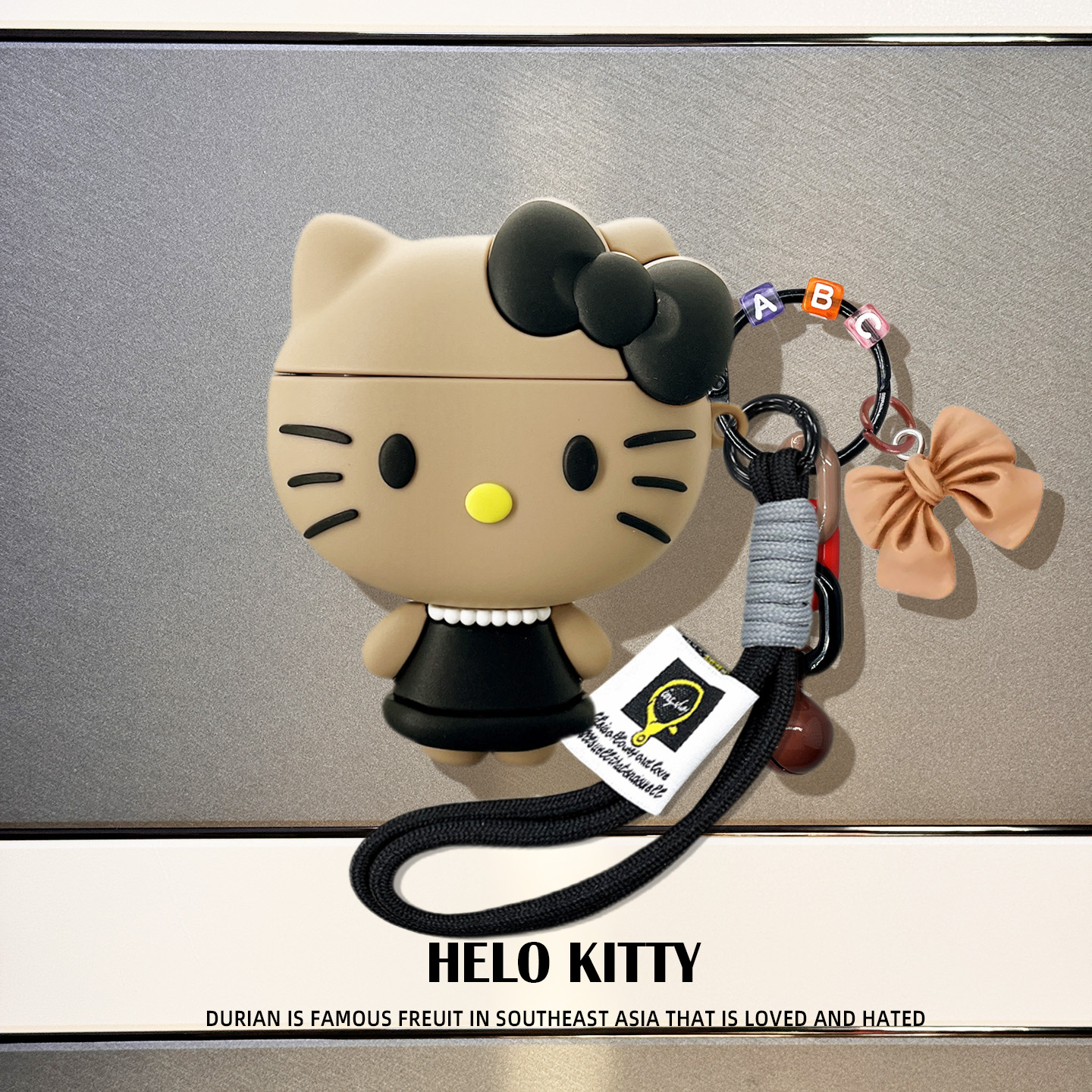 创意可爱黑裙子凯蒂猫适用于小米RedmiBuds6Pro耳机壳降噪耳机保护套redmi6pro凯蒂猫6青春版硅胶充电仓盒5软