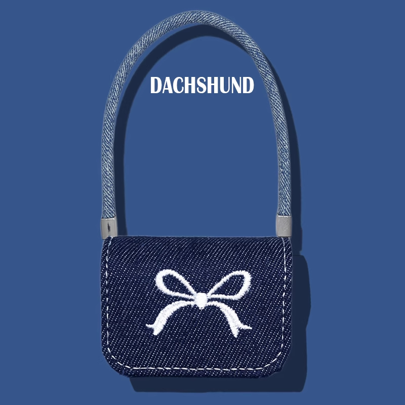 创意牛仔耳机壳适用Galaxy三星耳机保护套buds3pro壳一体式buds3FE蓝牙耳机套盒连体软壳bus3pro防摔蝴蝶结