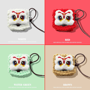 适用vivo IQOO TWS 4蓝牙耳机保护套HiFi版3e/3i软Air2保护壳毛绒醒狮3pro/2e充电仓盒子1i收纳包x1/a2女air