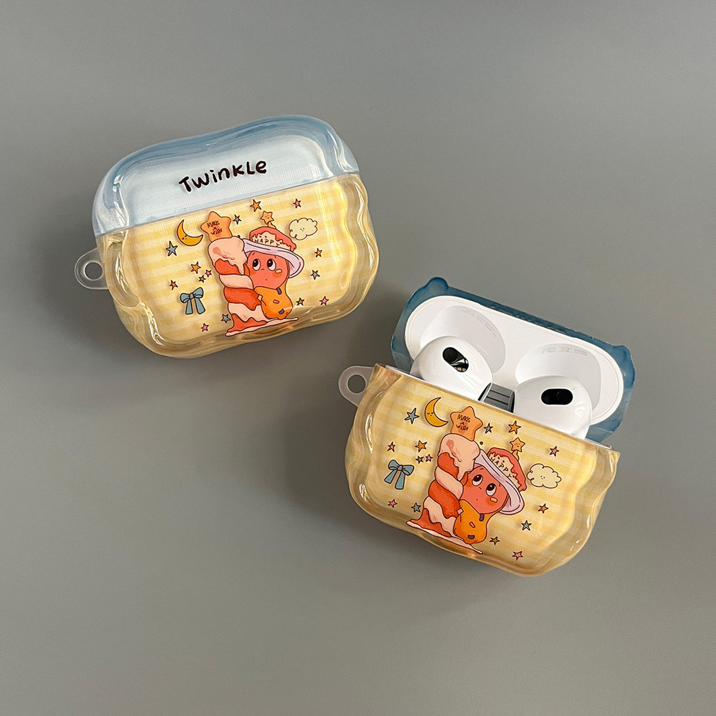 创意ins趣味星星人适用华为freeclip2保护套freebuds6i蓝牙耳机壳freebudsse3保护壳盒freebudsse2无线耳夹2