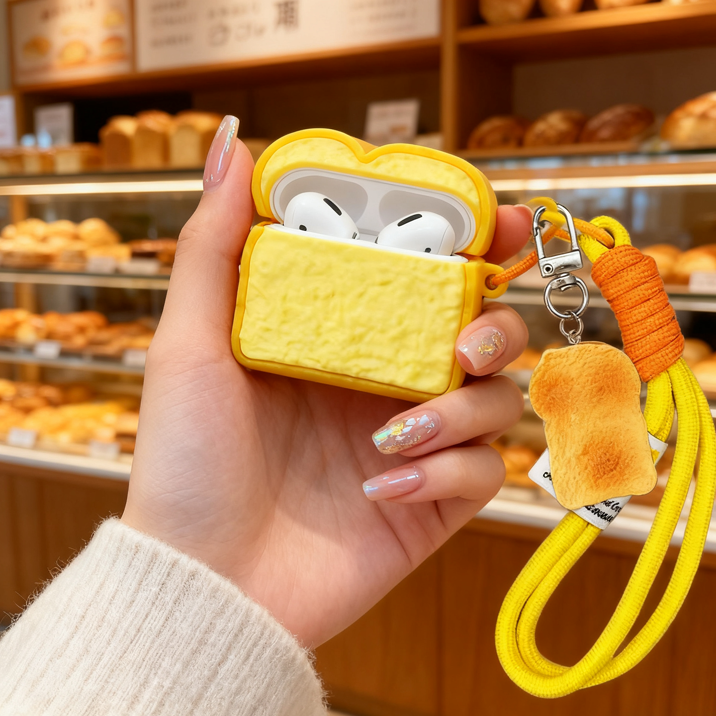 创意土司面包适用小米buds5保护套Redmi红米buds6pro保护壳5pro蓝牙耳机套盒buds6青春版4活力版3软壳bus5pro