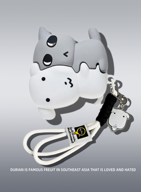 创意拥抱猫狗适用vivotws5 HiFi保护套tws4保护壳耳机套iqoo tws1 air2 pro硅胶air3pro软tw4耳机盒tws3e壳3i