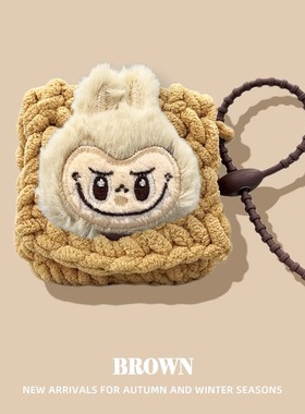 适用sony索爱GD35/31无线蓝牙耳机36保护套28软壳gk12新款SS-1收纳袋sr10毛绒SL6毛绒醒狮sl9潮sl3可爱防摔女