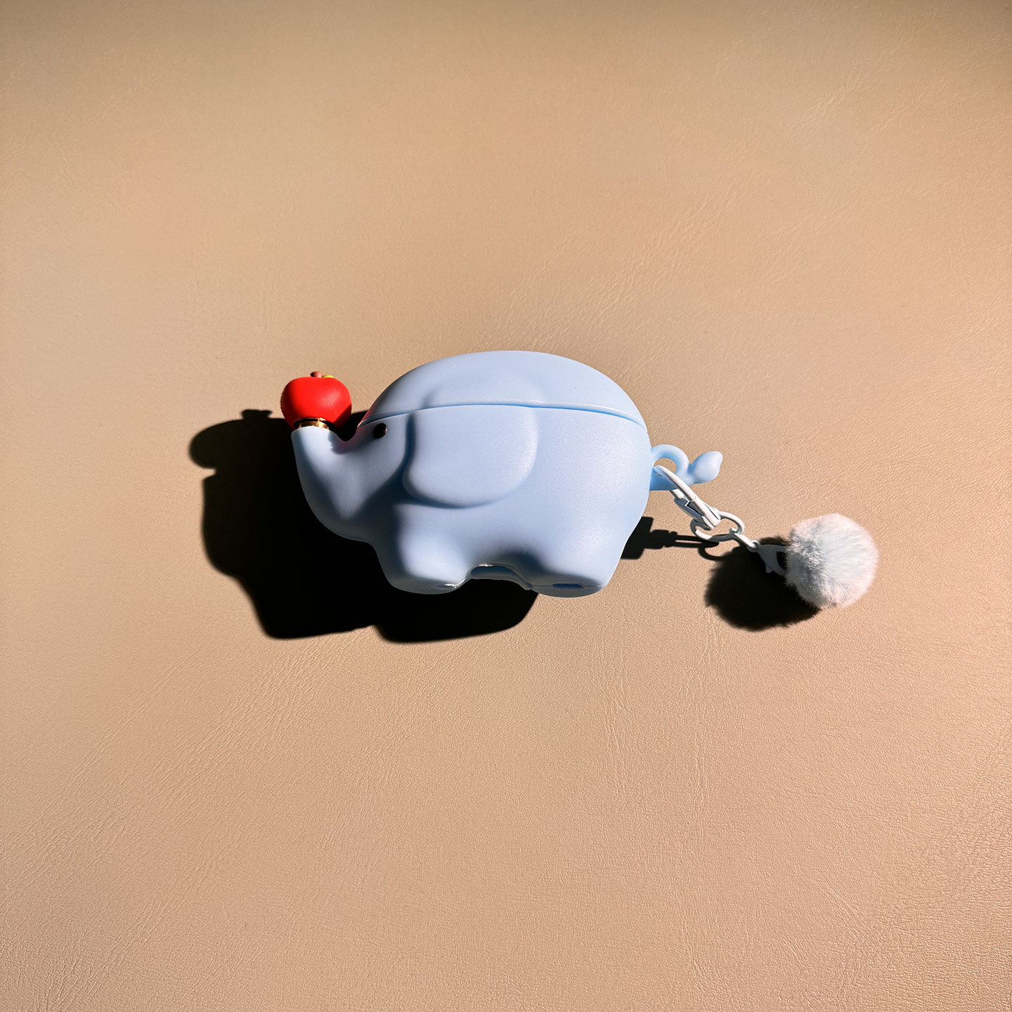 创意旋转苹果小象适用airpodspro2保护套airpods4壳3苹果蓝牙耳机套盒四代软壳pro3二三代壳硅胶壳3充电仓壳