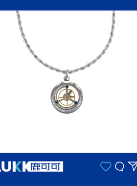 个性简约个性嘻哈项链吊坠潮男女