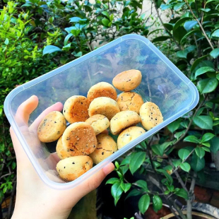 咸蛋黄饼干解馋咸味零食办公室休闲小吃食品网红160克 原食铺