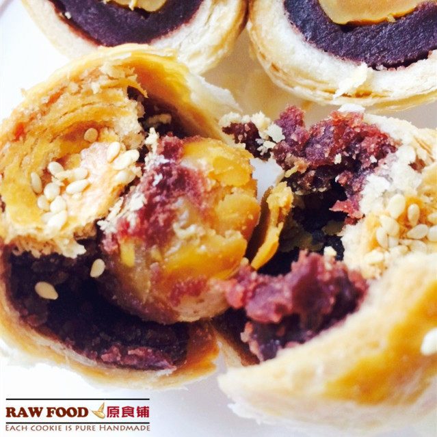 【原食铺】4月28号左右发 红豆肉松麻薯双黄手工蛋黄酥月饼休闲