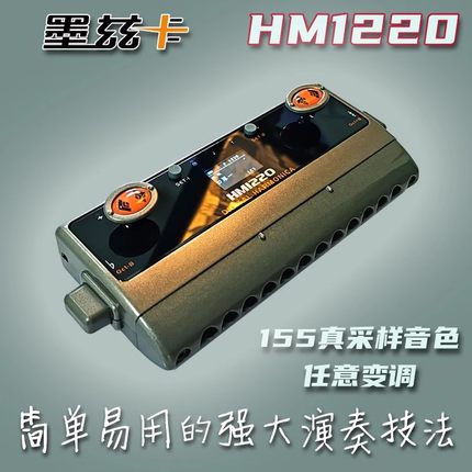 墨兹卡全新上市HM1220电口琴全面升级内置扬声器MIDI数码乐器